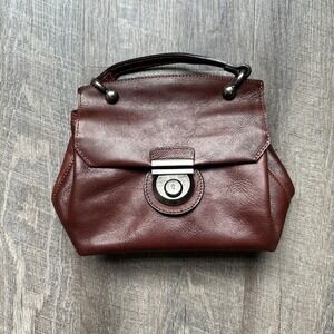 Old Trend‎ Cypress Leather Crossbody Tanned Leather Y2K Preppy Read
